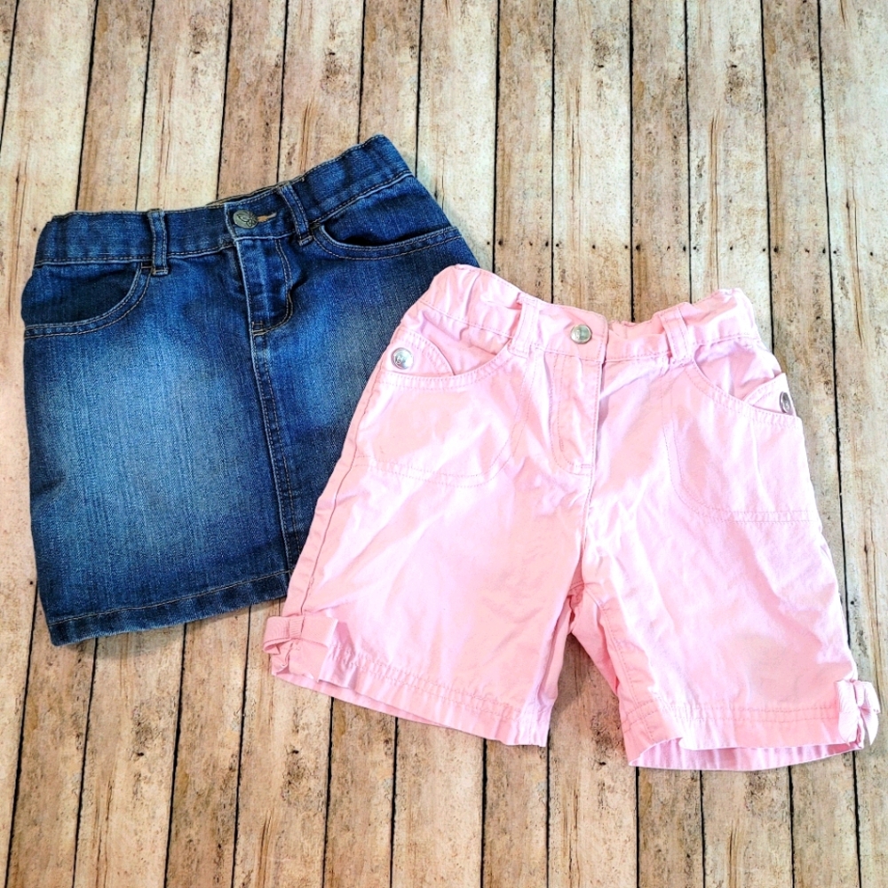 Girls Size 6 Skirt & Shorts